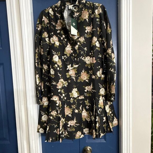 Tuckernuck Midnight Garden Floral Tate Dress Size M NWT - Picture 2 of 7